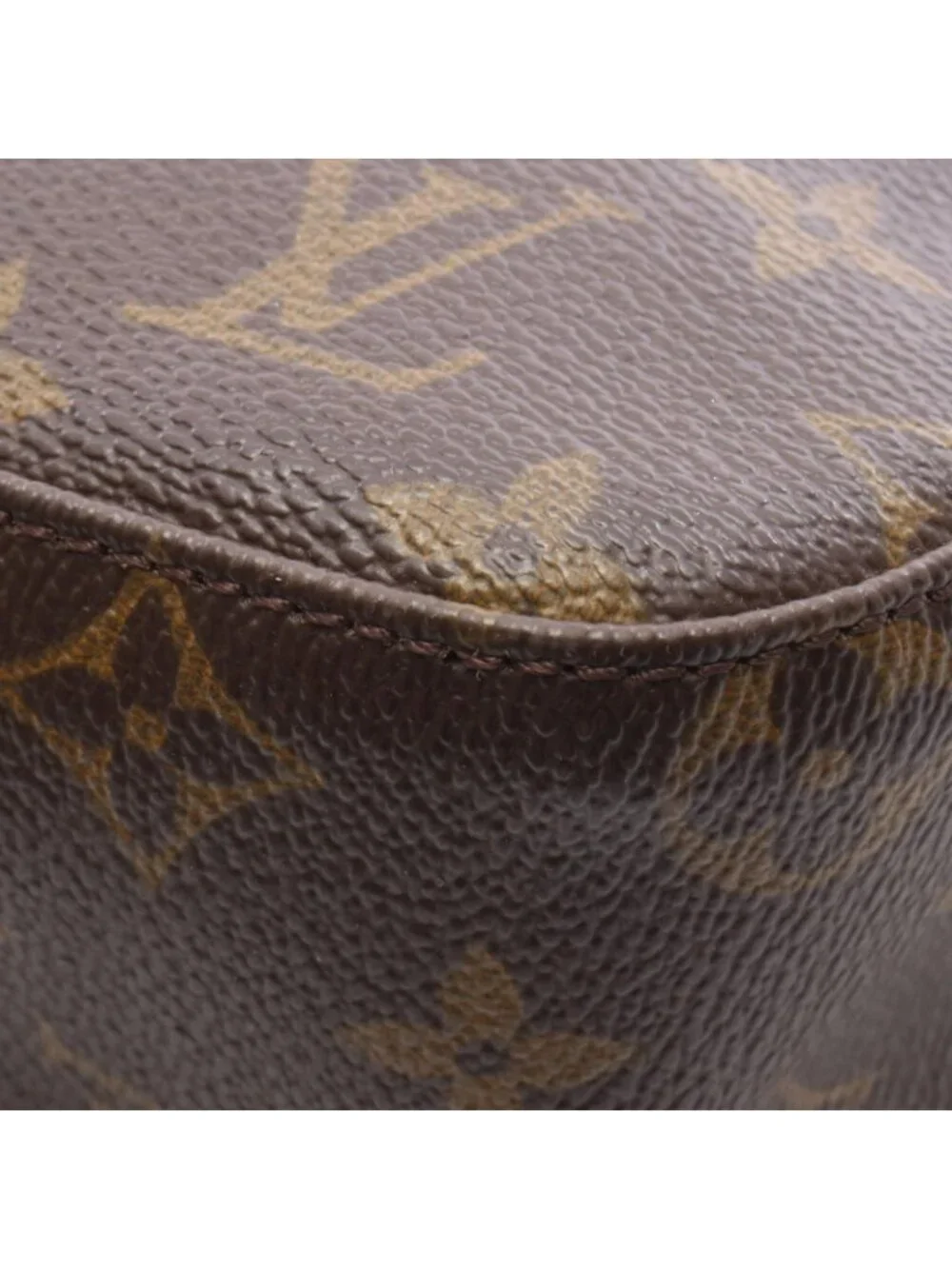 Louis Vuitton Shoulder Bag Looping MM Monogram Canvas Leather